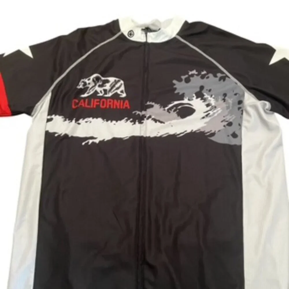 Canari Cycling Jersey Women’s Size XL Bike Shirt Short Sleeve Full Zip Pockets - Picture 5 of 14